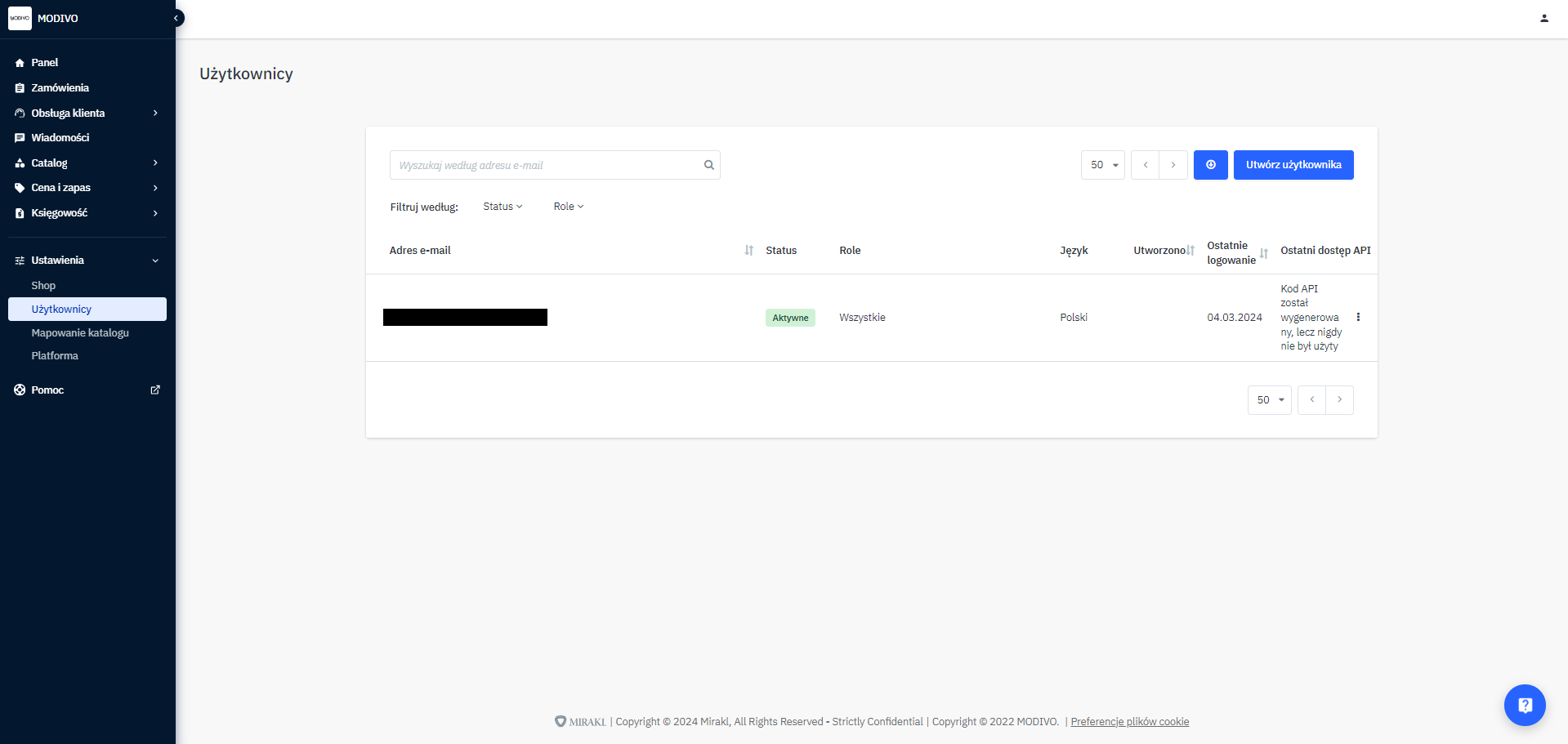 Mirakl - Użytkownicy